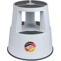 Wedo Rollhocker SuperStep grau Kunststoff