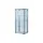 VCM Standvitrine Kavisa 50 x 38 x 115 cm Silber