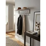 KADIMA DESIGN Wandgarderobe Kadima Design 74,5 x 29 x 30 cm Silber