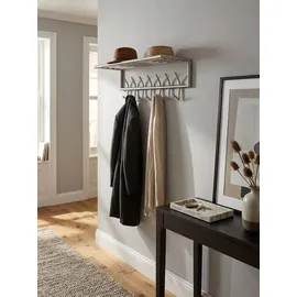 KADIMA DESIGN Wandgarderobe Kadima Design 74,5 x 29 x 30 cm Silber
