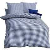 KAEPPEL Vichy Karo Blau 135 x 200 cm + 80 x 80 cm