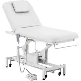 Physa Massageliege 2 Motoren 200 kg Weiß PHYSA LYON WHITE_PH
