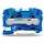 WAGO GmbH& Co. KG Durchgangsklemme 0,5-6/10qmm blau,