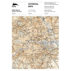 Roojen, P: Historical Maps / Writing Paper & Note Pad A5