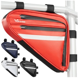 Valkental - Praktische Rahmentasche mit viel Platz rot Taschenvariante - Rahmentasche,