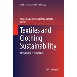 springer nature singapore Textiles and Clothing Sustainability: / Springer Nature Singapore / Taschenbuch