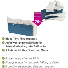 Wenko Vakuumbeutel Jumbo Cube XXL 180 x 90 cm 1-tlg. weiß