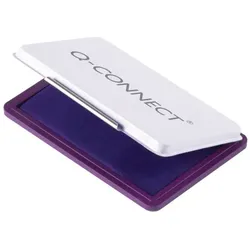Q-connect Stempelkissen KF25213 Größe 2 violett getränkt 11x7cm im Metallgehäuse