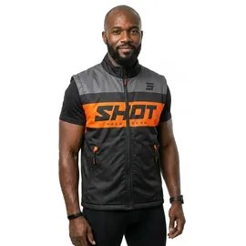 Shot Bodywarmer Lite Black/Orange L