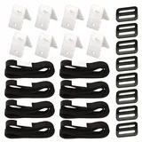 LOEPENLE 8er Set Befestigungsbänder Und Klammern,Haltebänder Poolfolie Solarfolie,Pool aufroller Für Solarfolie,Poolfolie Haltebänder,Befestigungsbänder Poolfolie,Pool Solarfolie Befestigung