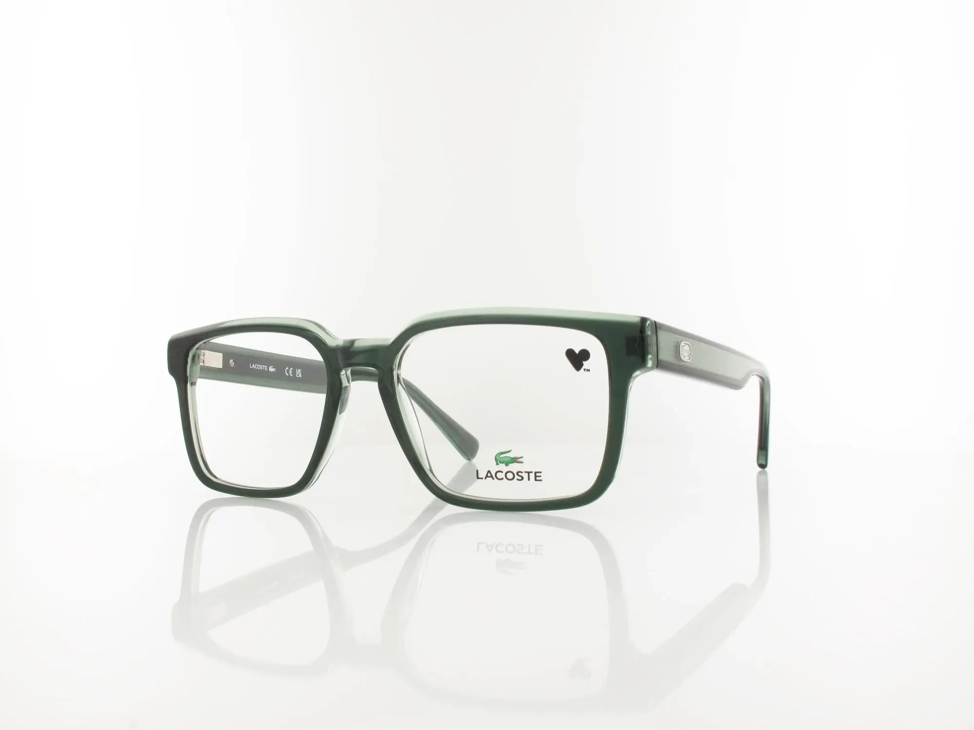 Lacoste L4003 318 54 transparent dark green