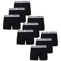 Jack & Jones Boxershorts SENSE 9er Pack (9-St) mit Logo Webbund schwarz XXL