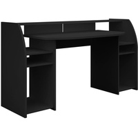 Schreibtisch Gaming Tisch Büromöbel Büro Home Office Computertisch PC Schwarz