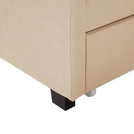 Beliani Polsterbett 180 x 200 cm Beige