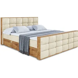 altdecor Boxbett 160 x 200 cm H4 Beige