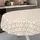 ANRO Wachstuch-Tischdecke abwaschbar Herz 180 x 140 cm Beige