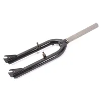 KHE KHEbikes KHE Prism 20 Zoll BMX Gabel, V-Brake Aufnahme, 1 1/8 Zoll Ahead Schaft, Schwarz