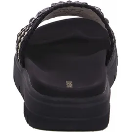 tt.bagatt BAGATT Pantoletten - Schwarz/Gold Textil Schuhgröße 38 EU