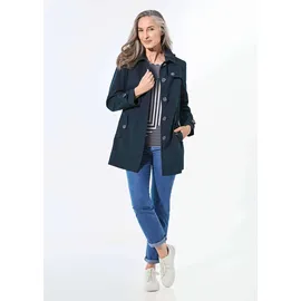 GOLDNER Kurzmantel im Trenchcoat-Stil in marine | Gr.: 42