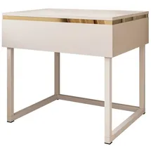 lookway Nachtschrank Aurora 48 x 45 x 38 cm Beige