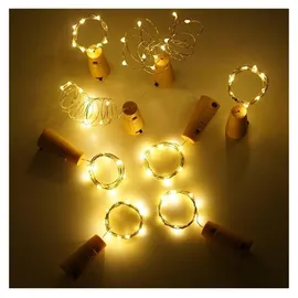 ChiliTec LED Lichterkette Flaschen 2 m warmweiß