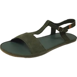 El Naturalista SATYA, flache Sandalen für Damen, Khaki, Größe 40
