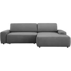 Home Affaire Eckcouch Cord 2-Sitzer Grau
