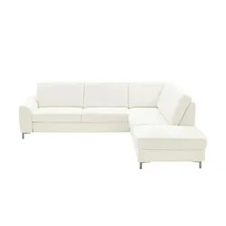 Kollektion Kraft Ecksofa  Lea ¦ weiß ¦ Maße (cm): B: 271 H: 92 T: 235