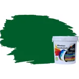 RyFo Colors Silikonharz Fassadenfarbe Lotuseffekt Trend Grüntöne Dunkelgrün 1l - bunte Fassadenfarbe, weitere Grün Farbtöne und Größen erhältlich, Deckkraft Klasse 1