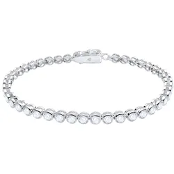 Elli PREMIUM Armband Tennisarmband Topas Silber 19 Damen 