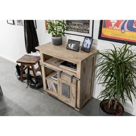 MASSIVMOEBEL24.DE Sideboard 80 x 85 x 45 cm Beige
