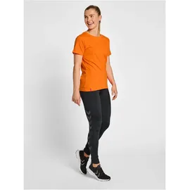 hummel Hmlred Heavy T-Shirt Orange XS