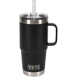 YETI COOLERS Rambler Straw Mug - schwarz