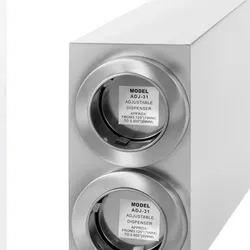 Royal Catering Becherspender - zweifach - Edelstahl - für Becher mit bis 89 cm Durchmesser -