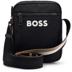 Umhängetasche BOSS "Umhängetasche Catch 3.0 NS Zip", Damen, schwarz, Polyester, Taschen