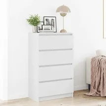 vidaXL Sideboard 60 x 98,5 x 35 cm Weiß