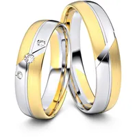 Trauringe Bad Oeynhausen 750er Weifl-/Gelbgold - 4362