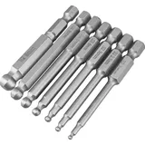 7-teiliges Kugelkopf-sechskantschraubendreher-bit-set, Metrischer Sechskantschlüssel, Bohrer Und Schraubendreher-bit-set, Geeignet Für Elektrische Schraubendreher, Bohrmaschinen Und Schlagbohrmaschine