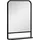 Homcom Wandspiegel 70 x 50 cm Schwarz