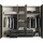 Priess Wäscheschrank Barcelona 230 x 193 x 54 cm Schwarz/Weiß