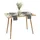 Relaxdays Esszimmertisch 110 x 75 x 70 cm natur