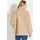 GOLDNER Flauschiger Kurzmantel mit Stehkragen", in camel | Gr.: 52,