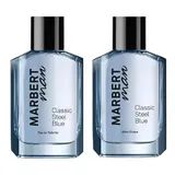 Marbert Man Classic Steel Blue Eau de Toilette Spray 100 ml + After Shave 100 ml