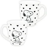 SNOOPY Kaffeetasse 0,28 l Weiß