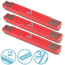 STAHLWERK Zollstock 1. FC Köln Edition Rot 2 m