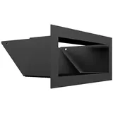 Kratki Lüftungsgitter Luft 9x20 Schwarz