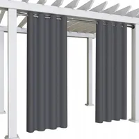 OEM Wasserdichter Gartenvorhang 155x180 Graphit Terrasse, 1 Stück.