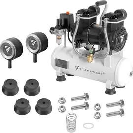 STAHLWERK Kompressor ST 110 Pro mit 10 bar, 10 l Tank, 69 dB 1,89 PS