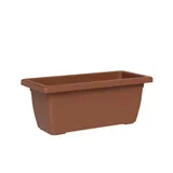 Teraplast tera® Pflanzkasten TIKAL Ash anthrazit rechteckig 52 cm - Kunststoff