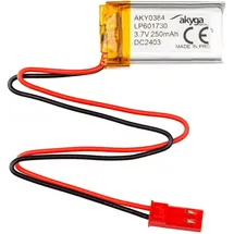 Akyga LP601730 Akkupack x Spezial-Akku LiPo 3.7 V 250 mAh